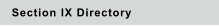 Section IX Directory