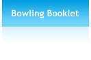 Bowling Booklet