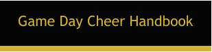 Game Day Cheer Handbook