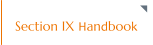 Section IX Handbook