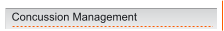 Concussion Management