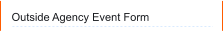 Outside Agency Event Form