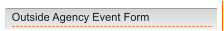 Outside Agency Event Form