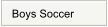 Boys Soccer