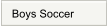 Boys Soccer