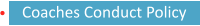 Coaches Conduct Policy