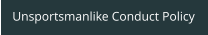 Unsportsmanlike Conduct Policy