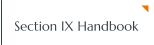 Section IX Handbook