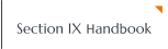 Section IX Handbook
