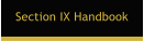 Section IX Handbook