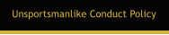 Unsportsmanlike Conduct Policy